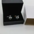 Twist Knot Cufflinks / With Gift Box / Silver