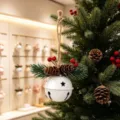 Bell with Pine Cone Style / White