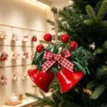 Red Horseshoe Double Bells / Red