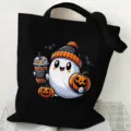 Estilo Fantasma Calabaza 1 / 35*40cm / Negro