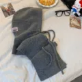 Drawstring Hooded Style / Gray