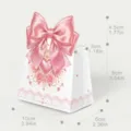 Simulation Bow Pink / 10 Pieces/Pack