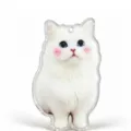 6cm / Gato Blanco