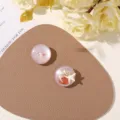 Estilo de Estrella de Mar y Concha Lavanda (5号) / 1 Pieza (2.2cm)