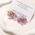Handgefertigter Cluster-Stil / 1 Stück / Traumhafter Lila Mix