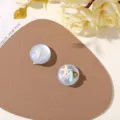 Estilo de Estrella de Mar y Concha Azul Claro (6号) / 1 Pieza (2.2cm)