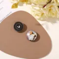 Estilo de Decoración Irregular Negro (11号) / 1 Pieza (2.2cm)