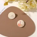 Estilo de Componente de Ramillete de Flores Crema (9号) / 1 Pieza (2.2cm)