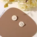 Estilo de Botón de Ramillete de Flores Blancas (15号) / 1 Pieza (2.2cm)