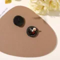 Estilo de Cuentas Hechas a Mano Negro (12号) / 1 Pieza (2.2cm)