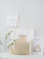 Wave Texture Tassel Style / Off White