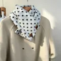 Gray (Button Polka Dot)