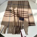 30x180cm / Dark Camel Coffee Grid (With Gift Box)