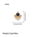 Dark Blue Gemstone Style (A0446-4)