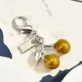 Cherry Style Pendant / Silver Yellow