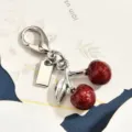 Cherry Style Pendant / Silver Red