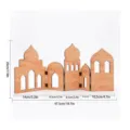 Islamic Mosque Architecture Silhouette Style (MMZ058) / KT Board Packaging