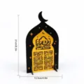 Sternenmoschee-Stil (MBT073A) / Schwarz+Gold