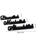 Combo (MM3D030+031+032) / 3-Piece Set, KT Board Packaging / Black