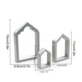 Ensemble 3 Pièces Arche Pointue (MM3D034) / Argent