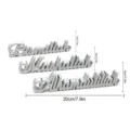 Combo (MM3D030+031+032) / 3-Piece Set, KT Board Packaging / Silver