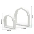 Ensemble 2 Pièces Arche Pointue (MM3D035) / Blanc