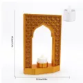Ornement d'Arche avec LED Blanc Chaud (MM3D037) / Or