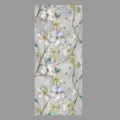 Floral Gaufré Blanc Vert (SBW-CBCBL029)