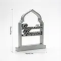 Ornement Creux Lettre Ramadan Kareem (MM3D039) / Argent