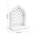 Ornement Creux Arche Pointue Islamique (MM3D040) / Blanc