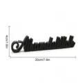 Alhamdulillah (MM3D030A) / KT Board Packaging / Black