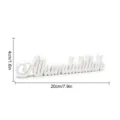 Alhamdulillah (MM3D030B) / KT Board Packaging / White