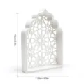 Ornement Creux Fenêtre Arche Pointue (MM3D041) / Blanc