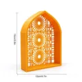 Arche Pointue à Motif Floral (MM3D044) / Or