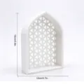 Arche Pointue à Grille en Nid d'Abeille (MM3D045) / Blanc