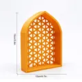 Arche Pointue à Grille en Nid d'Abeille (MM3D045) / Or
