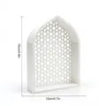 Arche Pointue à Motif d'Étoile (MM3D046) / Blanc