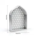 Arche Pointue à Motif d'Étoile (MM3D046) / Argent