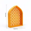 Arche Pointue à Grille Géométrique (MM3D048) / Or
