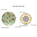 Life Tree (6140-GN) / Gold-Green