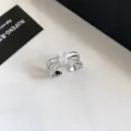 Überkreuzter Quadratischer Zirkonia Stil (J1186B)
