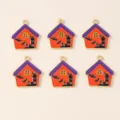 10 Pièces/Paquet / Rouge Orangé