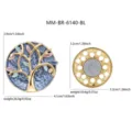 Life Tree (6140-BL) / Gold-Blue