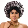M / Cinta de Una Sola Capa / Estampado de leopardo café