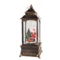Medium Square Lantern Santa Claus