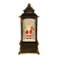 Lanterne Carrée Moyenne Père Noël à la Couronne