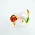 Rosen Stil (5) / Mit Acrylperle