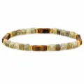 Green Tiger's Eye Beaded Bracelet