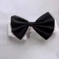 L / Black Bowtie / Black and White