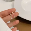 Water Drop Style (D829) / Gold